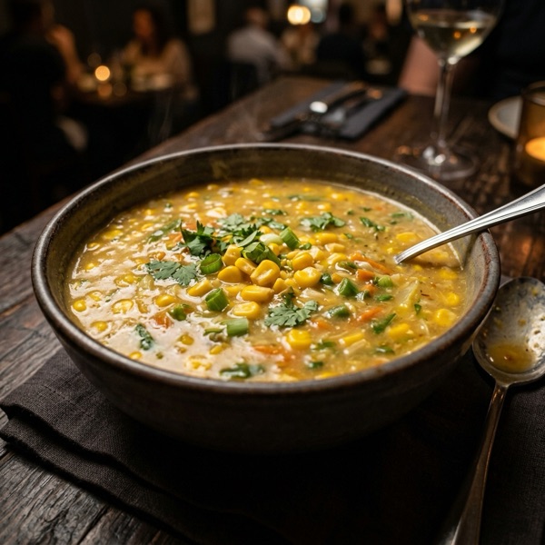 Hot soup bowl